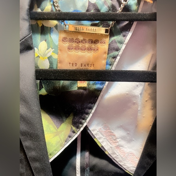 Ted Baker classic trendy stylish one button black Long sleeve casual blazer 1 - Picture 7 of 7